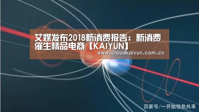 艾媒发布2018新消费报告:新消费催生精品电商【KAIYUN】(图3) 开云体育官网