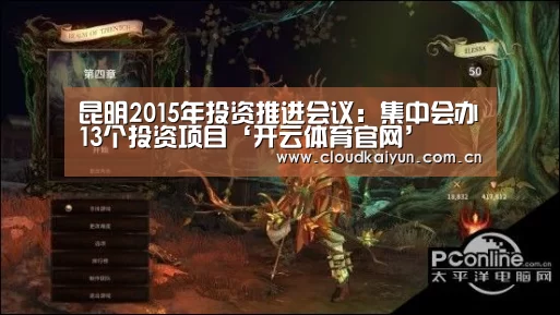 昆明2015年投资推进会议:集中会办13个投资项目‘开云体育官网’(图4) 开云体育官网